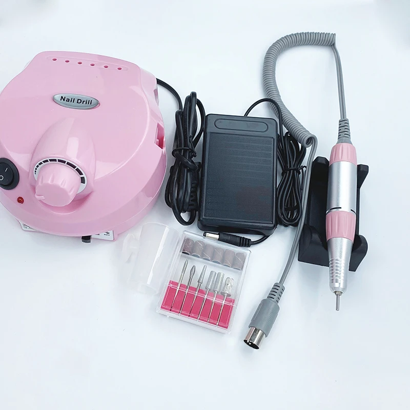 2024 Trendy Portable 35000rpm Nail File Machines Desktop Electric Nail Machine For Home Use Nail Drill