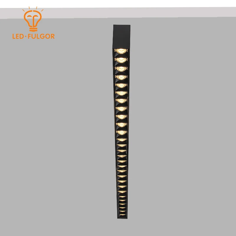 5 year Warranty Optics Lens Anti glare 1.2m Modern suspended mounted LED office Linear lighting