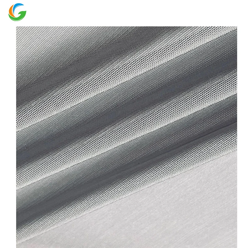 Manufacturing Custom Air Mesh Lining Fabric Sustainable Embroidered Power Hard Net Woven Metal Mesh Fabrics for shoes