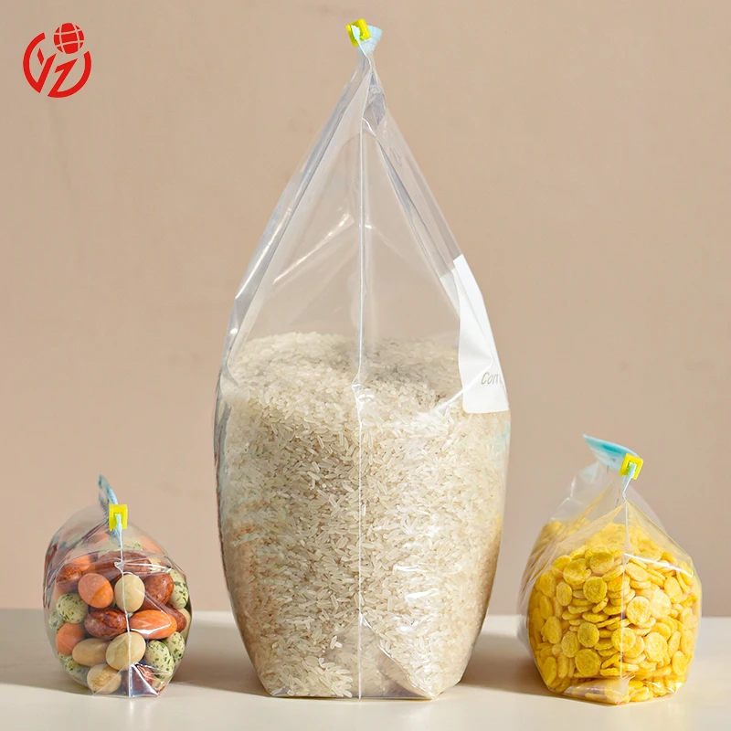 Food Grade Packaging Clear Keep Fresh Plastic Food Bag Ziplock Freezer Bag For Fruit And Vegetable
