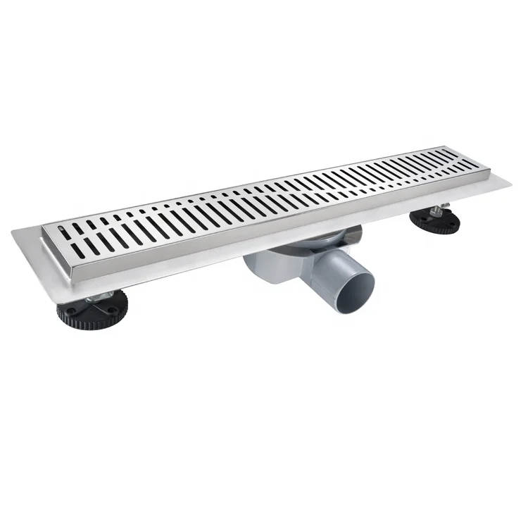 Trap Anti Odor Linear Shower 304 Stainless Steel Bathroom Floor Drain Waste Drainer Drainage Cleaning Hair Removal Sink Drain