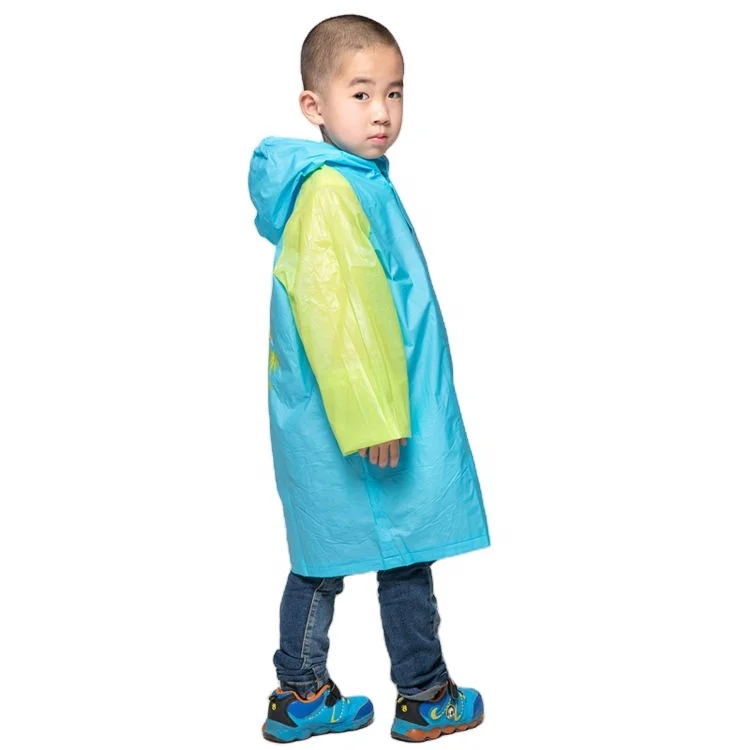 
PVC children raincoat waterproof custom Cartoon printing rainwear 