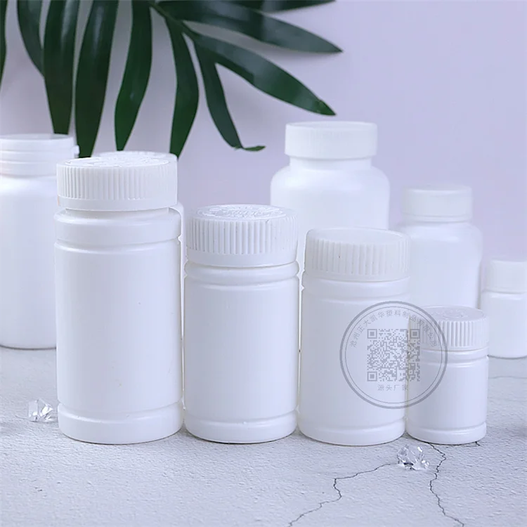 Empty 100ML 150ML 200ML Plastic Hdpe Vitamin Capsule Medical Pill Bottle