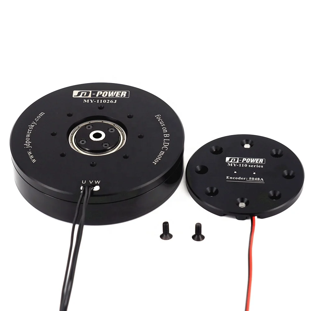 Высококачественный высокий крутящий момент JD-мощность MYH-11026J плоский dc сервопривод промышленный робот рычаг внешний шарнирный бесщеточный двигатель с кодировщиком