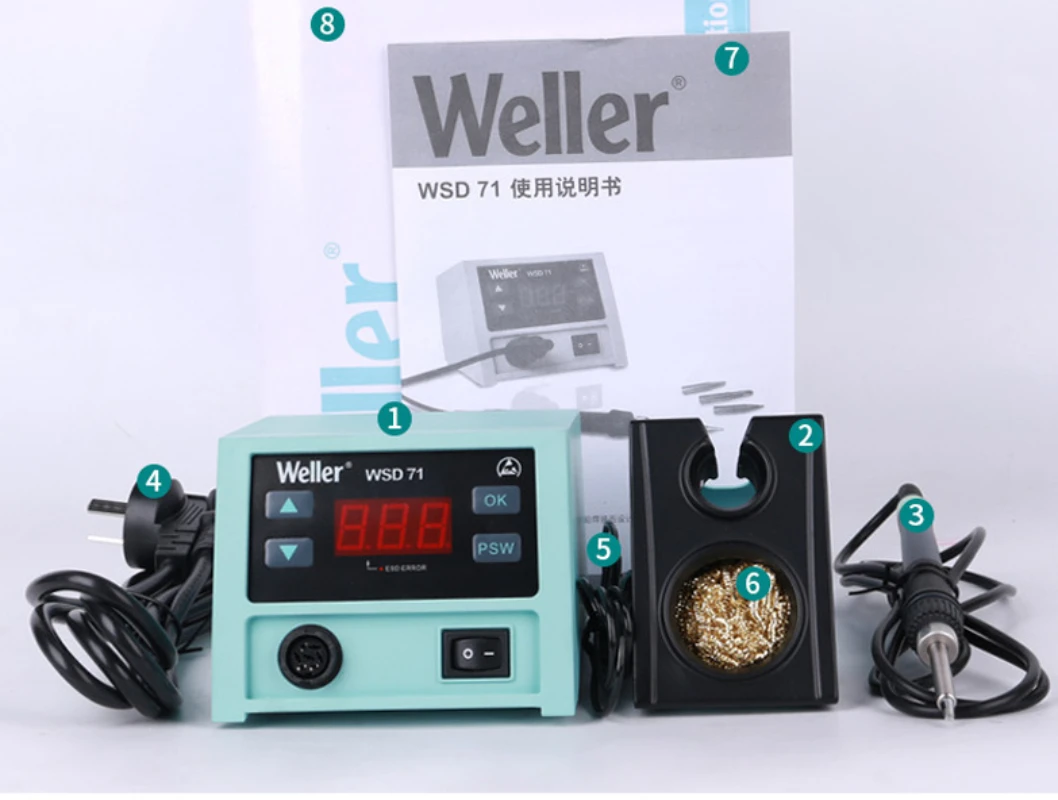 Original WSD71 75W Mobile Phone Repair Welding Tools Adjustable Temperature Lead-free Rework Soldering Station