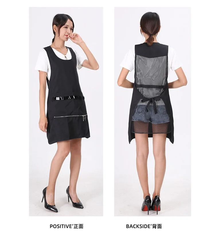Hair Stylist Barber Capes and Beauty Salon Hairdresser Smocks Jackets Mesh Back Vest