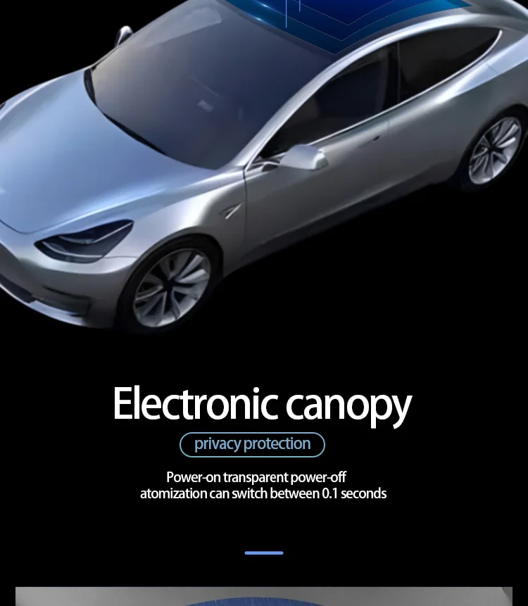 High Quality Customize Pdlc Black Smart Privacy Film Protect Safety Electron Window Film For Car Window Tint