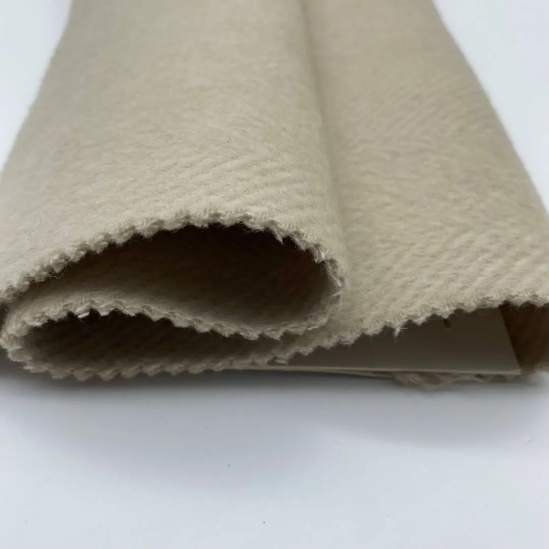 Fabric wholesale 100% wool Double sided print textile fabric for Coat clothing blanket cushion
