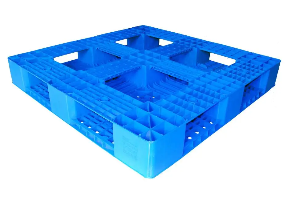 1100*1100*150 Warehouse Industrial Heavy Duty ISO Plastic Pallet for Storage