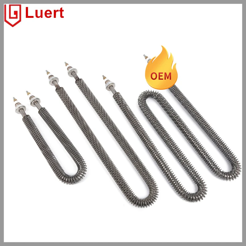 316 Stainless Steel Fin Heater Heating Tube Air Tubular Finned Strip Heater