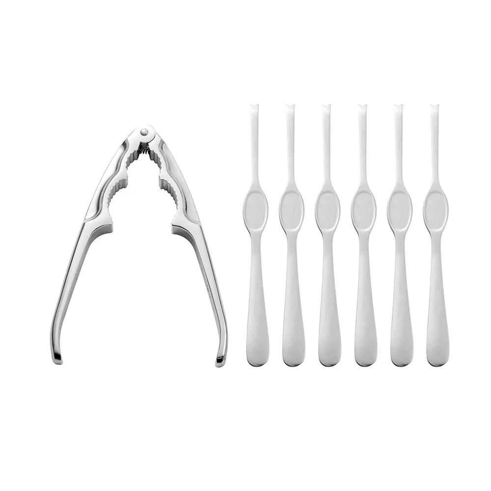 
Hight quality Stainless Steel Seafood Tools set Crab Peel Shrimp Lobster Calmp Pliers Clip Pick 