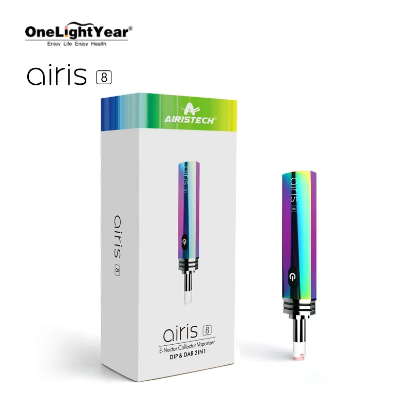 Airistech hot sold wax vaporizer Airis 8 Dip Dab Vape Pen Vaping CBD Wax Dab USB Charging Vape Wax Pen Kits from one light year