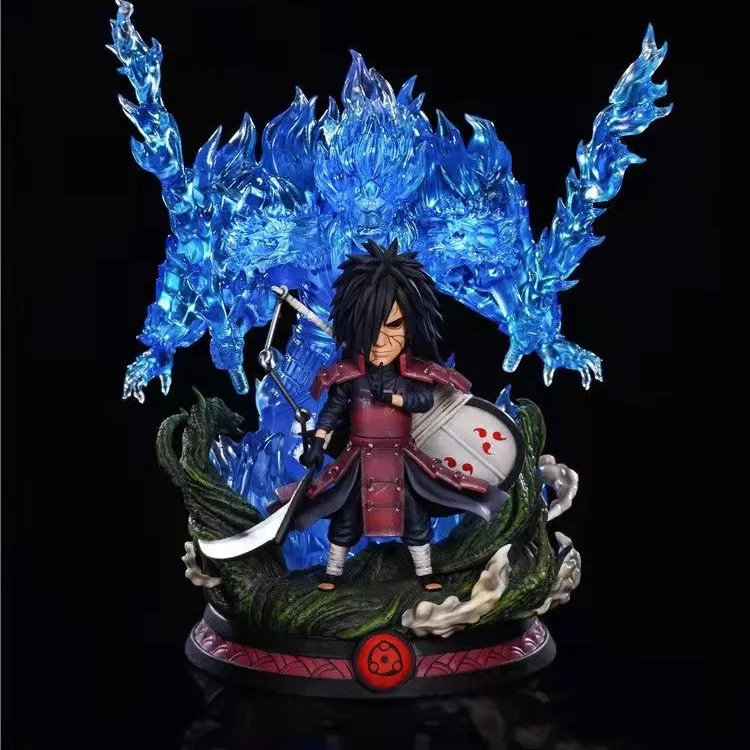Japanese Statue GK Model Toys Uchiha Madara 13.5Cm/5.31In Naruot Anime Action Figure Collectible Figurines