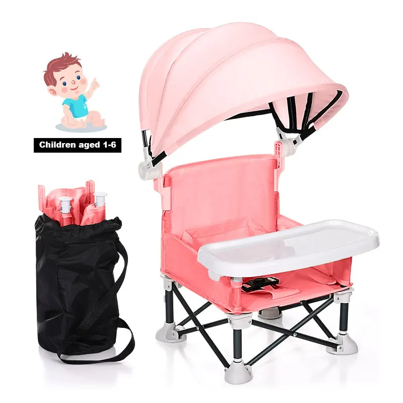 Baby Dining Chair Foldable Back Low Outdoor Picnic For Children Photo Portable Baby Study Custom Colors
