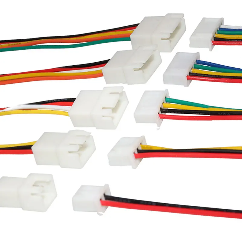 Customized Pitch Male Female Plug Socket Terminal Harness Jst Plug-In Connector Electrical Cable Xh2.54 Wire Harness