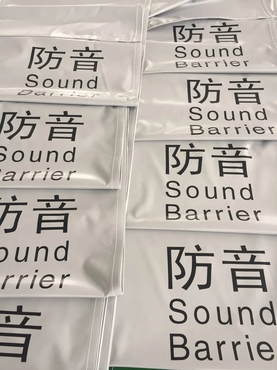 
Factory direct selling grey fireproof waterproof 100% polyester PVC coated sound barrier sheet 