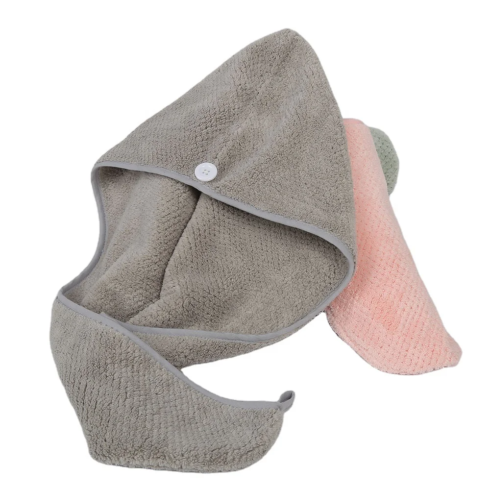 High Quality Magic Super Absorbent Coral Fleece Hair Towel