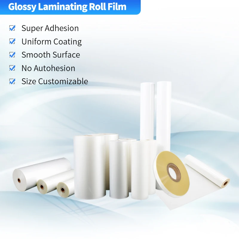 Super Glossy 27mic PET Hot Clear Plastic Lamination Roll Film with Strong Protection, Manufactured by YIDU Vietnam Company