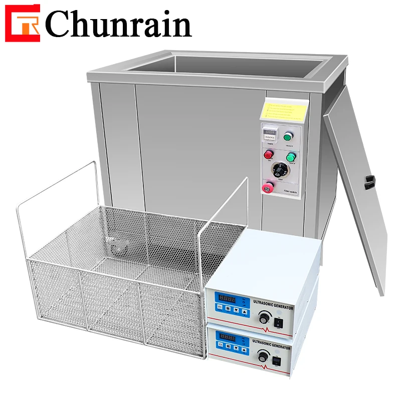 OEM ODM Chunrain CR-360ST 1800W 135L Ultrasonic Cleaner Truck Engine Block Tower Ultrasonic Cleaner Transducer Generator 28khz
