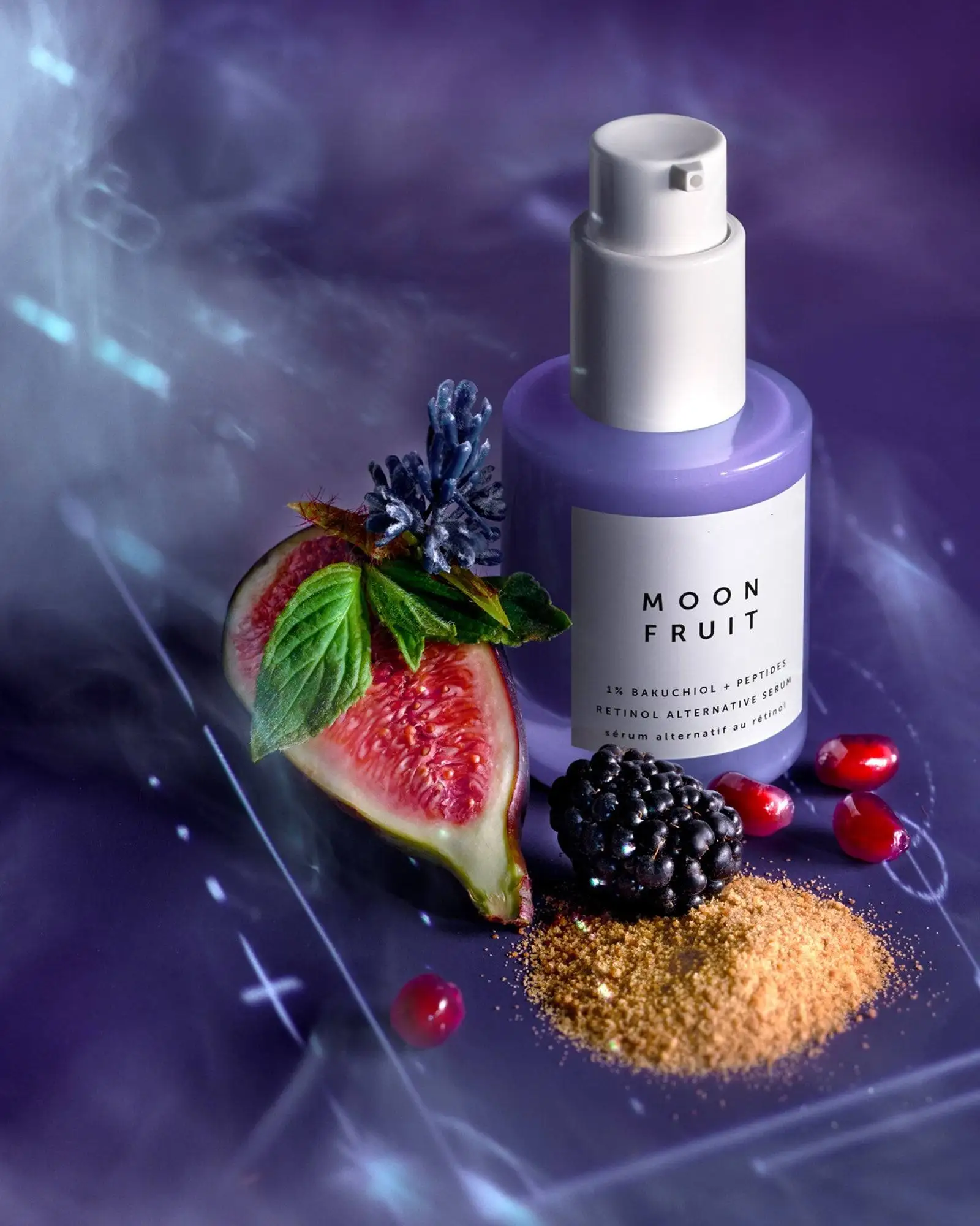 Private Label Clear & Calming Face Serum 1% Bakuchiol + Peptides Retinol Alternative Serum Elasticity Retinol & Vitamin C