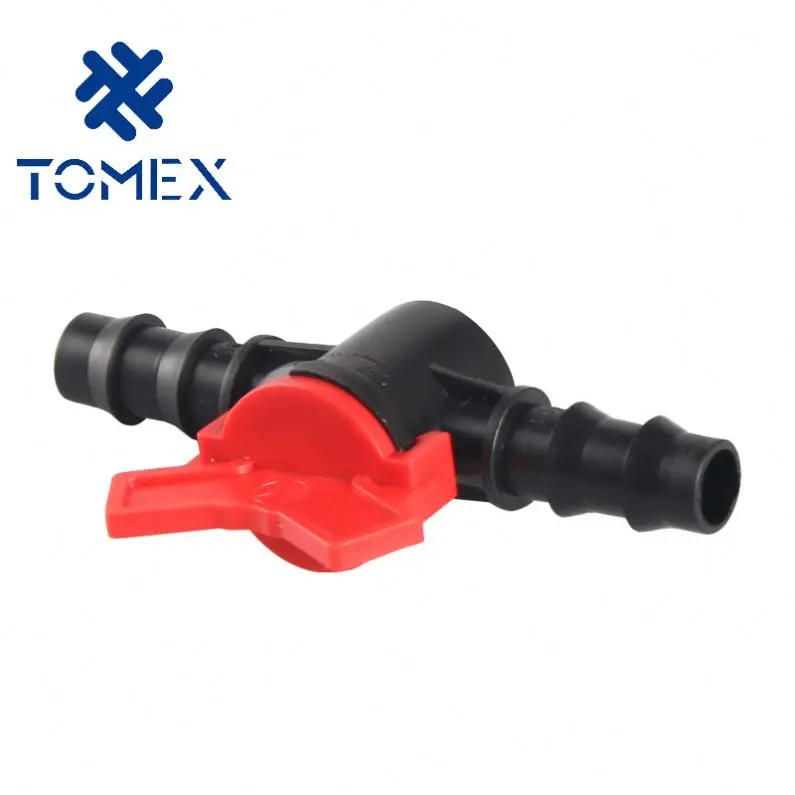2021 16/20mm plastic pipe irrigation mini bypass valves for drip tape