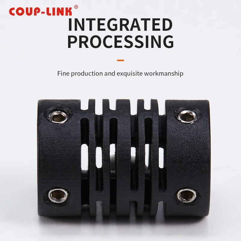 Маленькая пластиковая муфта вала кодировщика двигателя с стандартным болтом, Пластиковая Гибкая муфта вала кодировщика 22 мм