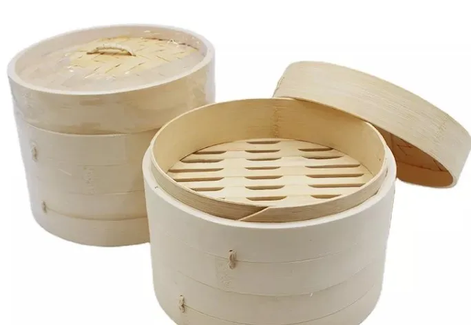 food steamers steam bun bamboo kitchen dim sum steamer basket 100% natural bamboo steamer
