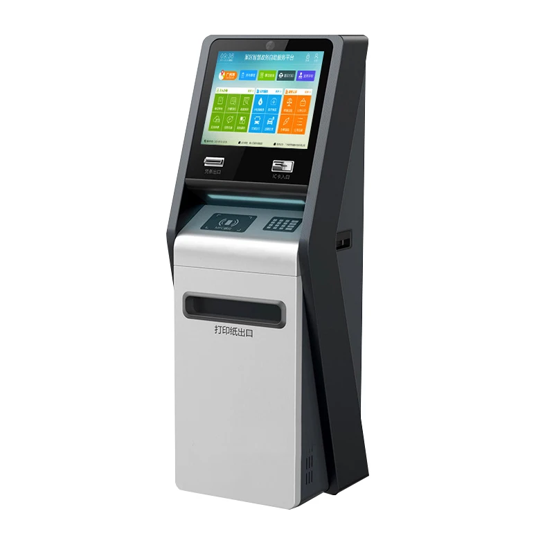 Customized windows /android system ticket printing kiosk self service agencies documents file print kiosk
