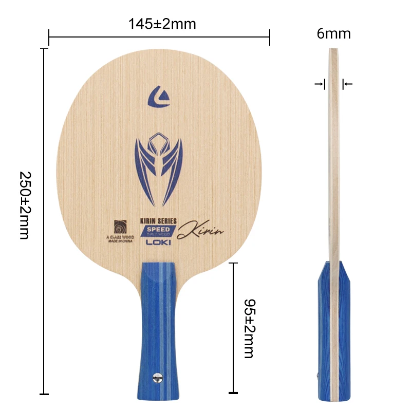 8 mm Diamond Style Setting Ping Pong Blade For Beginner Training High Quality OEM Customized Table Tennis Blade