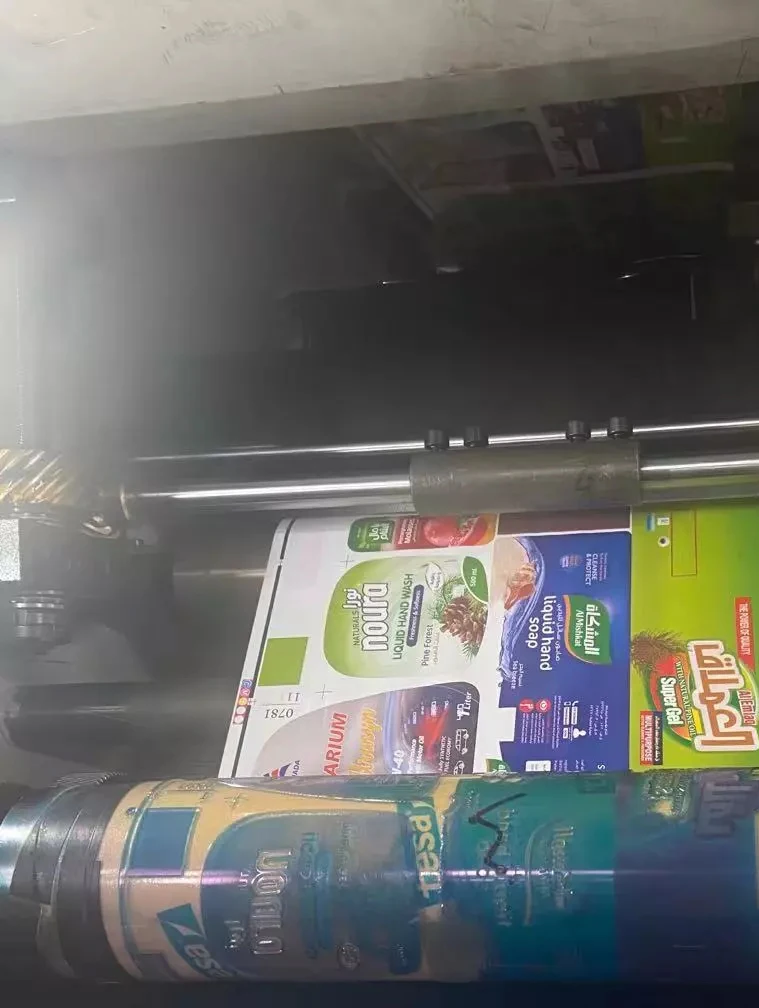 RY480 Paper Sticker Label Flexo 2 Color Flexo Printing Press Machine For Sale