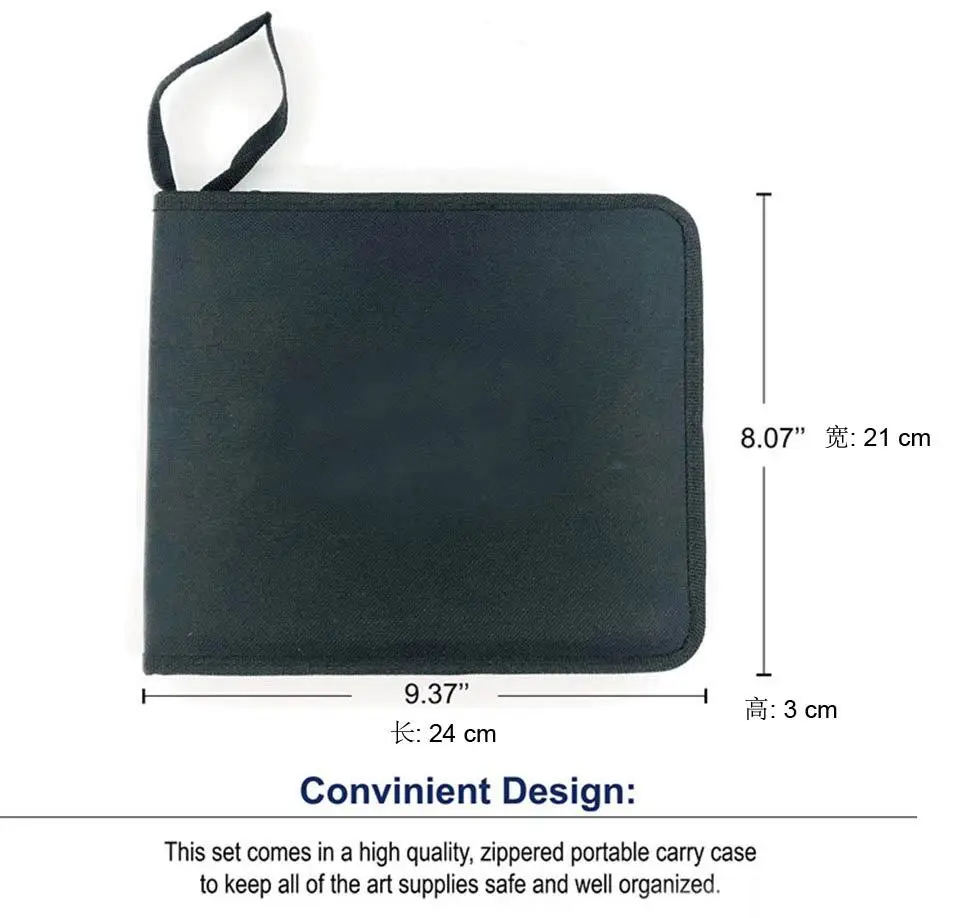 Cross-border new 35 pieces painting set art drawing supplies Sketch kit Sketch pencil set