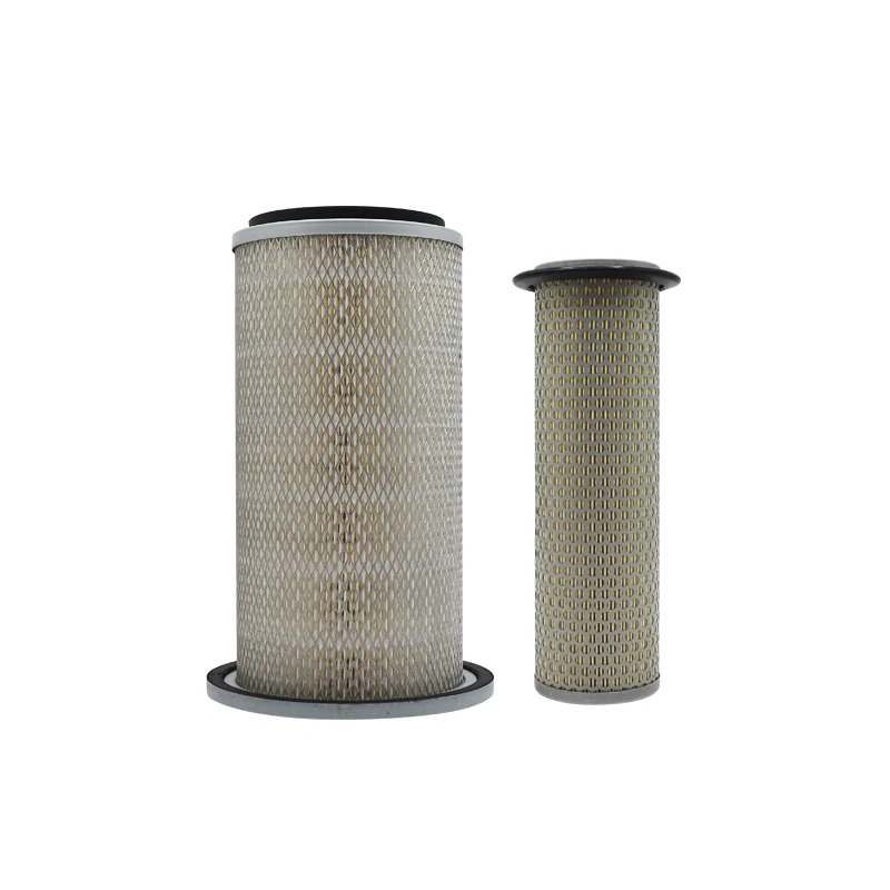 QX-K7004 air cleaner filter element for Komatsu PC110-6/PC120-6 excavator air filter 600-181-9460 600-182-1300