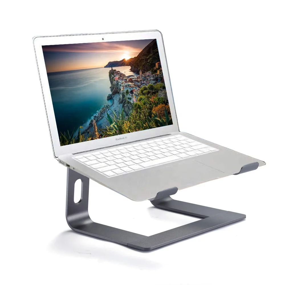 2020 New Amazon Aluminum Foldable Portable Adjustable Laptop Stand