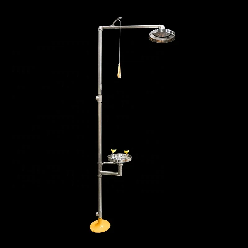 Chemical plants medical emergency safety shower eye wash station