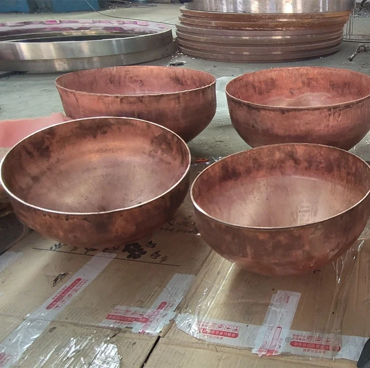 Copper Half Ball Sphere Metal Hemisphere Hollow Ball