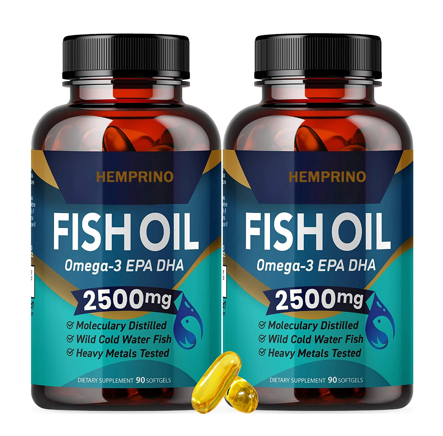 Omega 3 Fish Oil 2500mg supplement softgel capsules benefits soft capsules immune and heart support