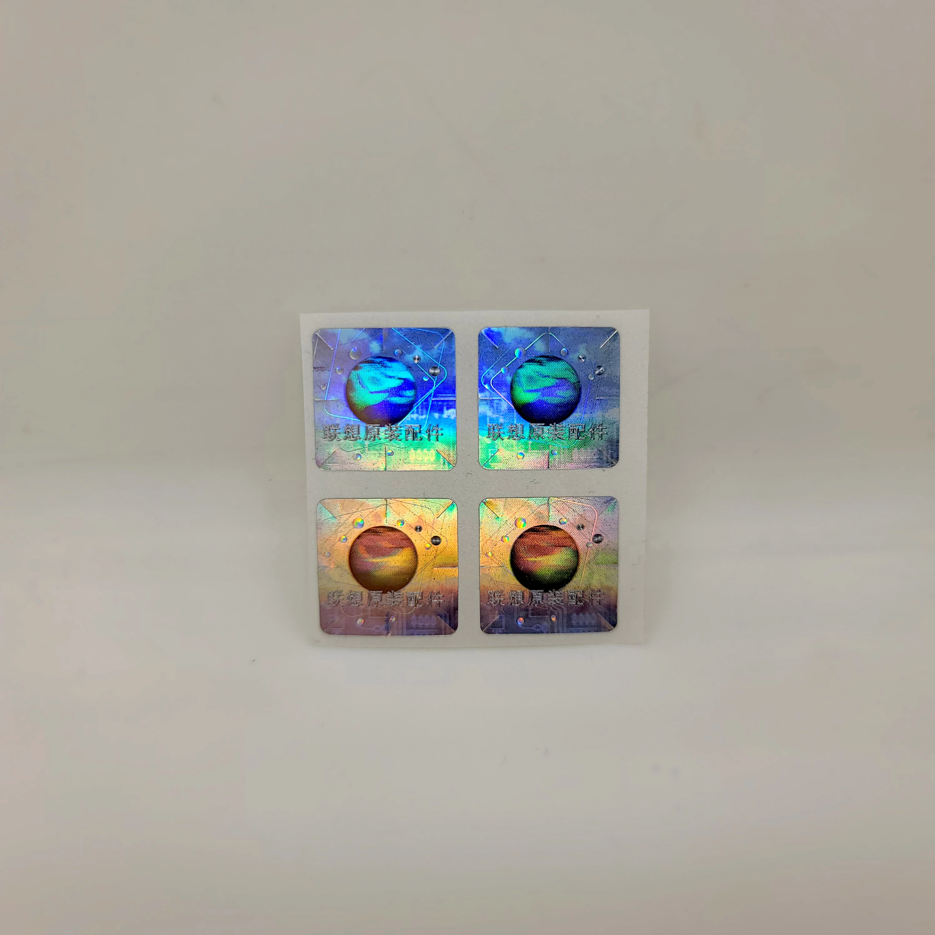 Custom Holographic Label Die Cutting To Make Holographic Foil Sticker