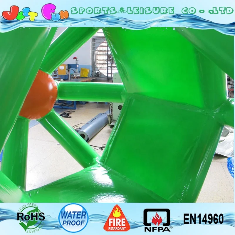 Commercial giant inflatable jumbo water ball rolling inside