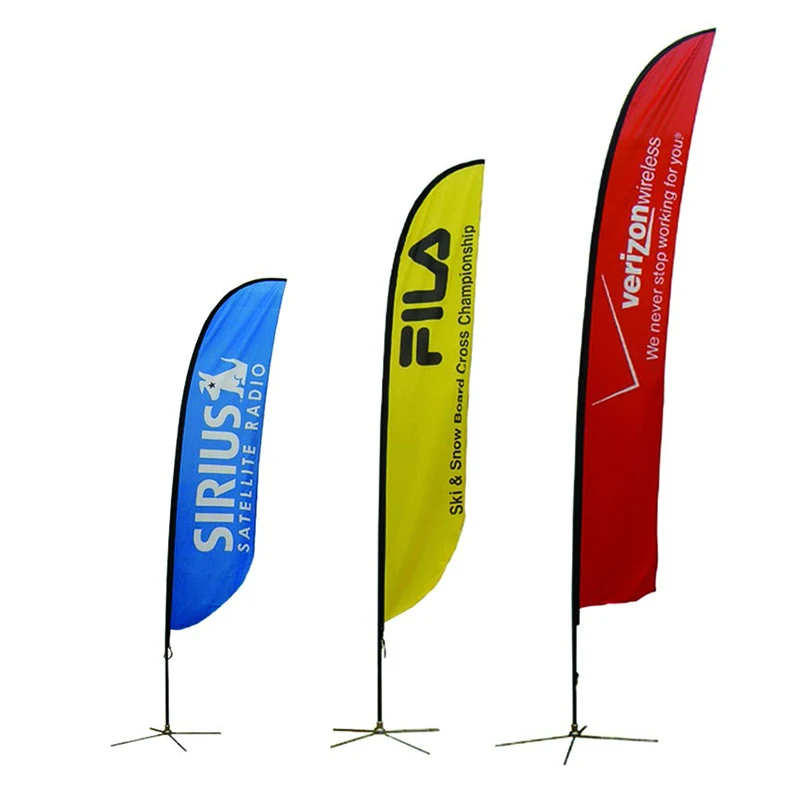 Custom printing outdoor 2.8m,3.4m,advertising promotion flying teardrop flag feather flag