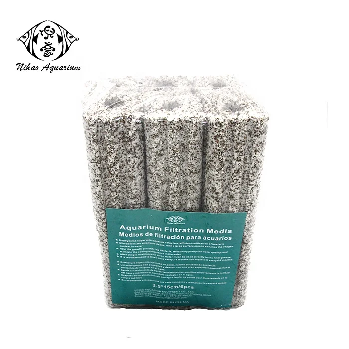 hollow bacteria culture block for fish tank filtration replacement  bacteria house bar aquarium filter media