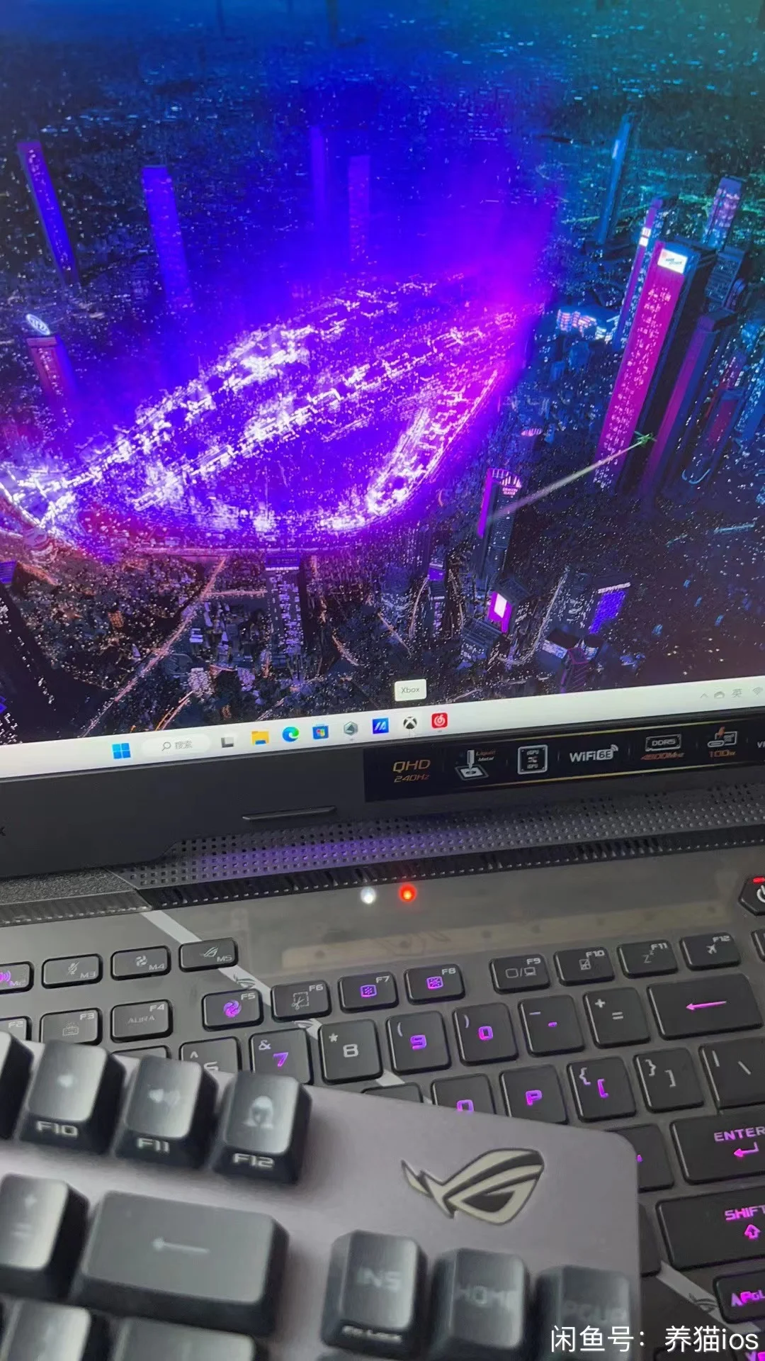 Original For Asus  ROG strix scar 6 plus  i9-1200H 16GB 512GB RTX 3060 (6GB) Gaming Laptop 17 inch (2K 240Hz)  Display