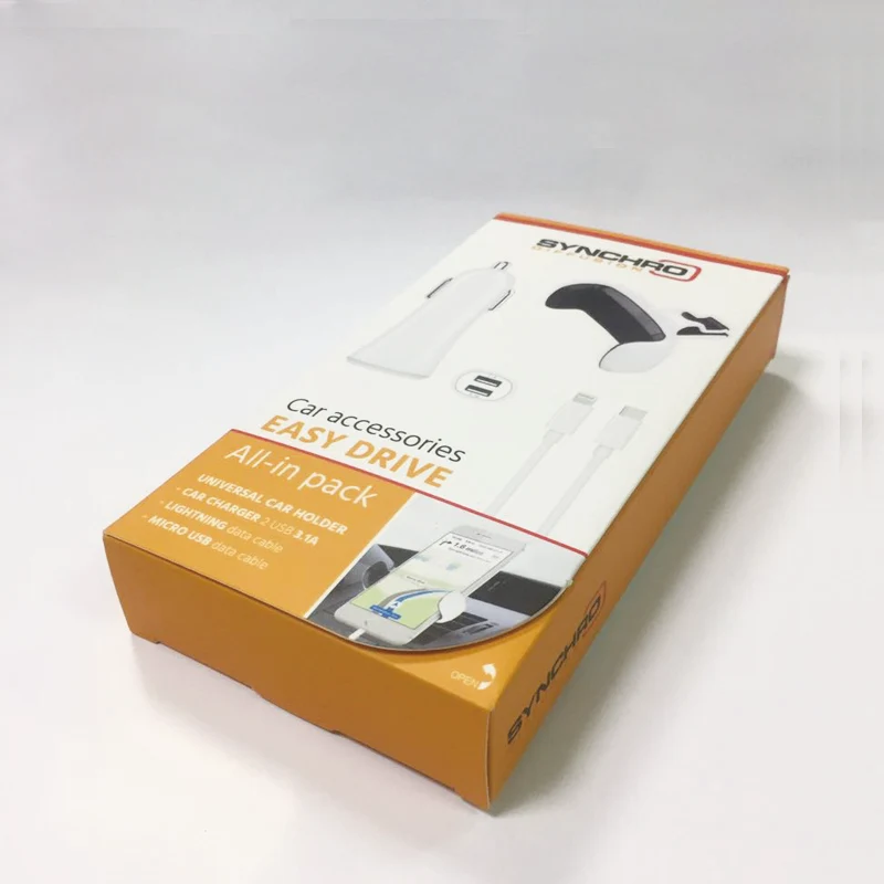 Customized High Quality Cardboard Protective Car Accessories Case Gift Packaging Paper Box All In One Pack