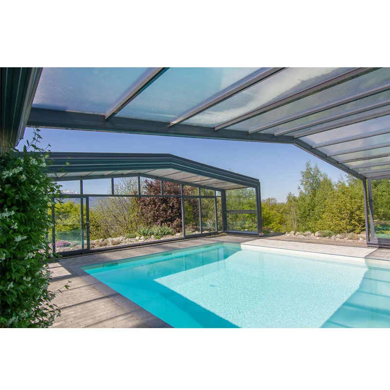 aluminum prefab solarium sunroom pool
