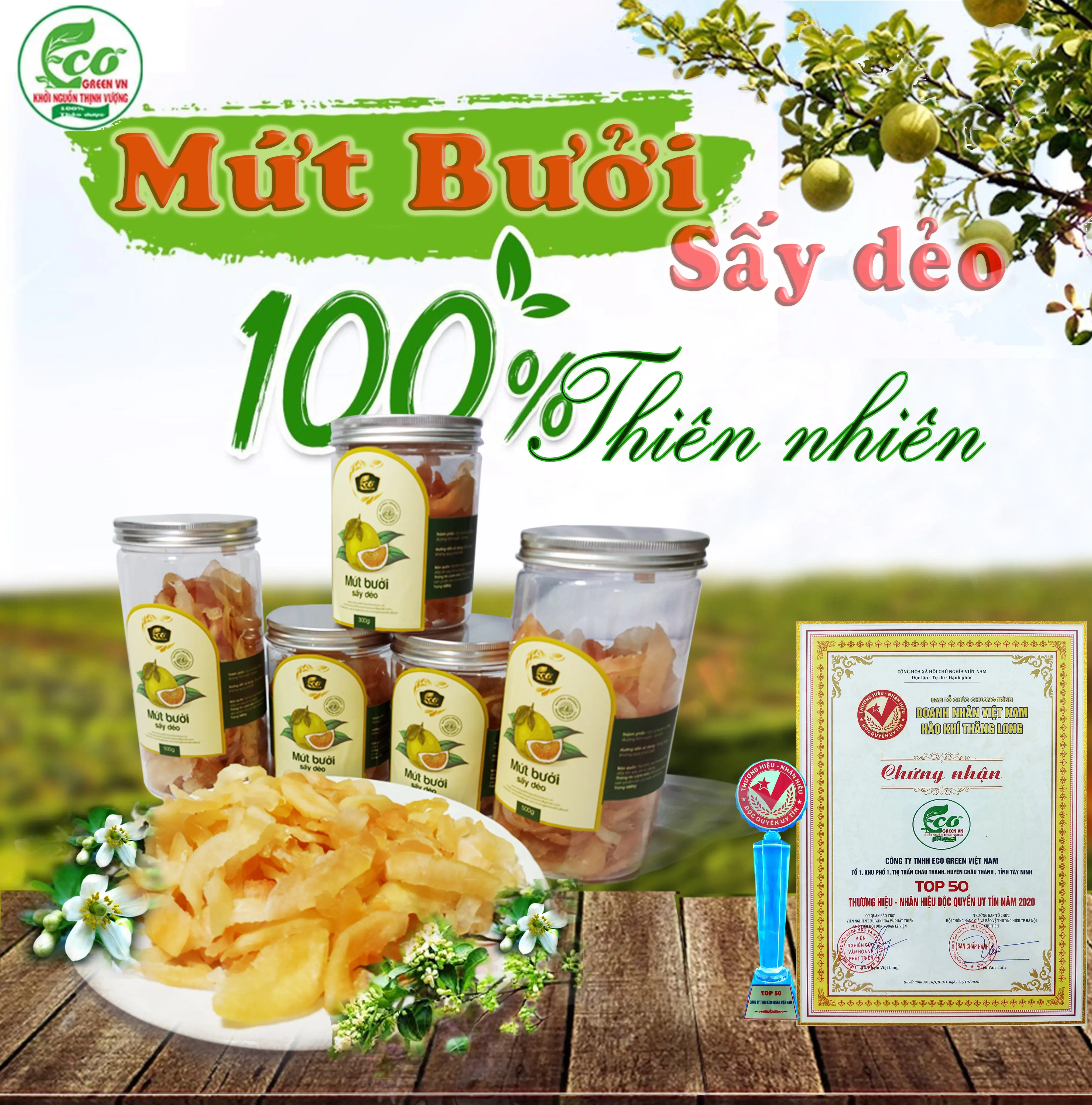 Высушенное местное помело-варенье 500 г сделано во