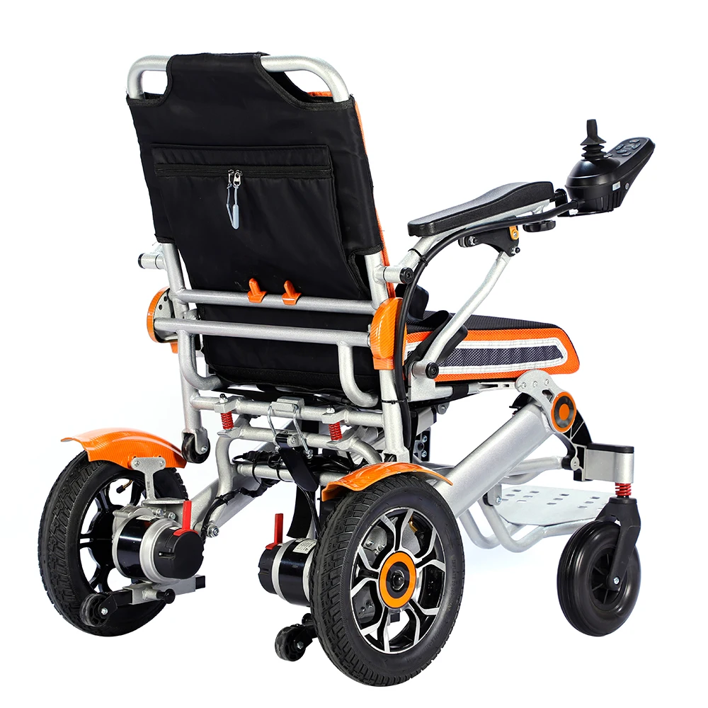 Homecare elderly people disable handicapped power one click folding reclining electric wheelchair