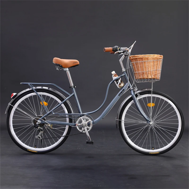 High Quality Bike Male Adult Lightweight City 26 Inch Teenage Student Vintage Bicycle City Bike