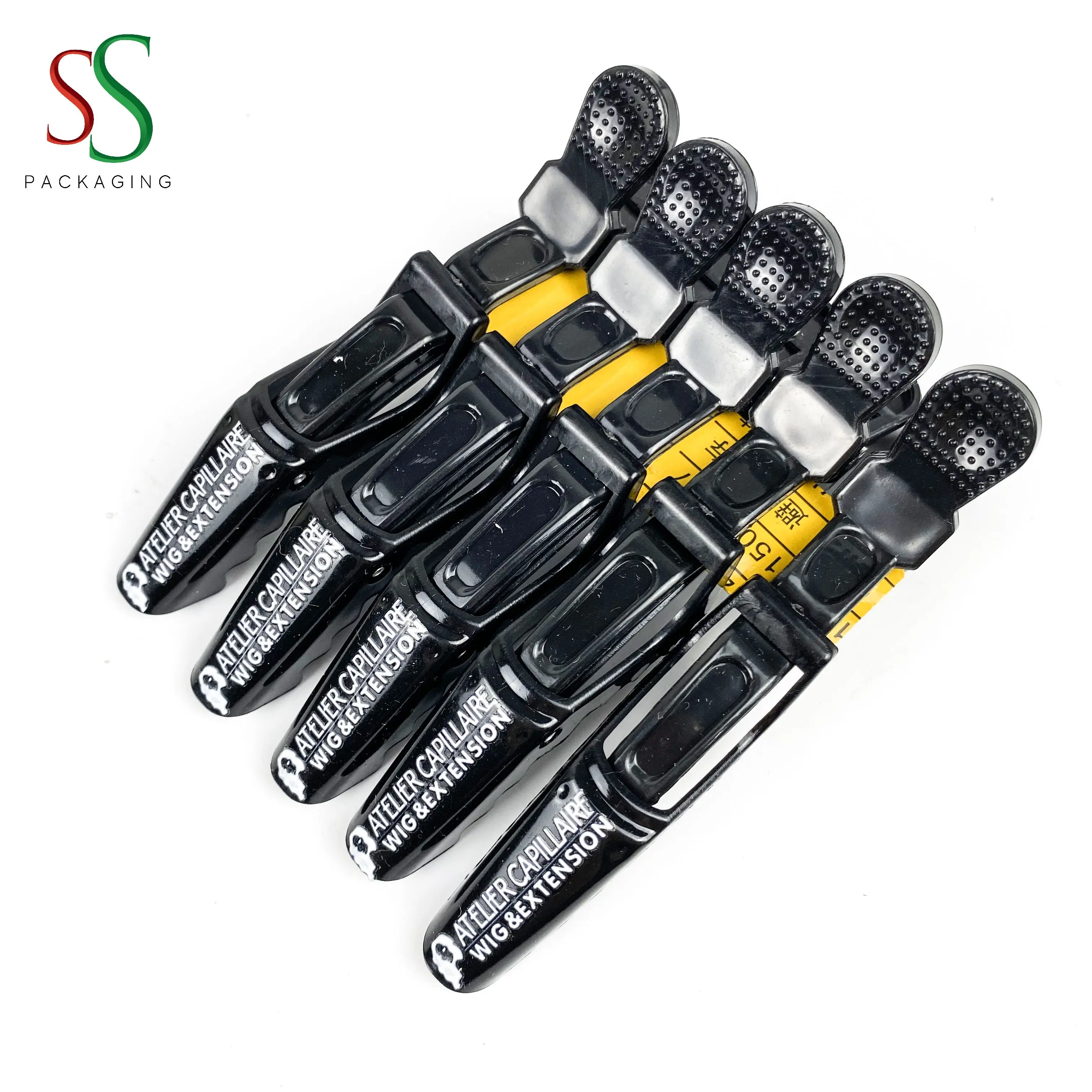 wholesale custom logo salon hair accessories for women style hair sectioning crocodile  clip
