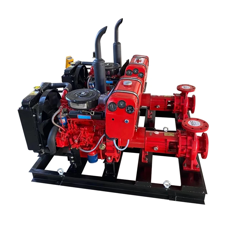 Diesel engine agricultural high flow and pressure water irrigation pumps