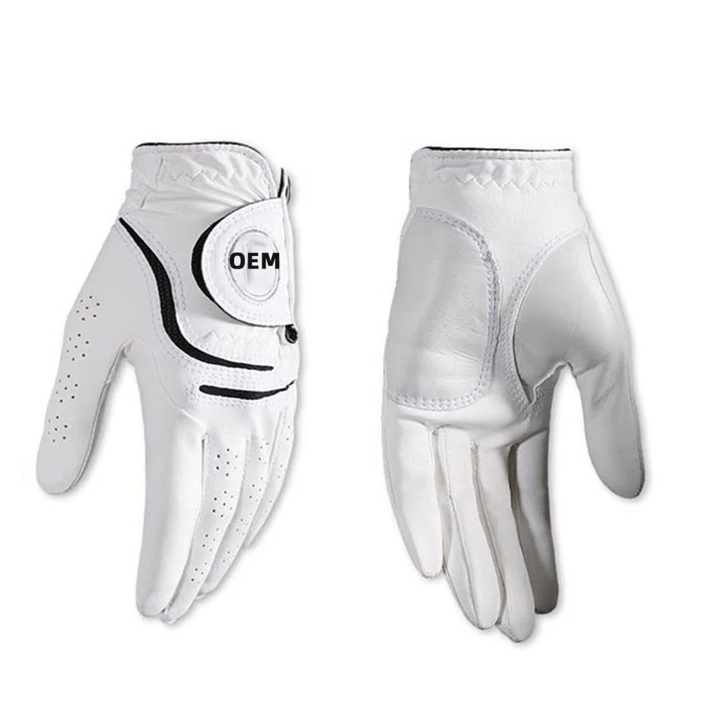VICTGOAL OEM ODM Grip увеличивает праворукие Мужские кожаные перчатки для гольфа запатентованные мужские и женские из овечьей кожи
