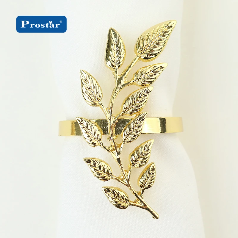 leaf napkin ring for dinning table setting holiday party